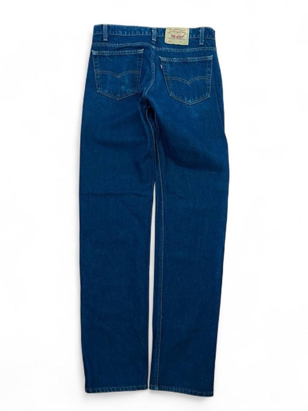 Vintage 90s Levis 505 Jeans Mens 32x35 Blue Denim Red Tab Cotton USA Classic